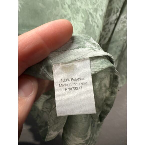 Sonoma sheer floral blouse‎ womens XL fairycore coquette ethereal office career - Picture 4 of 9